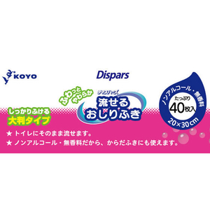 光洋 流せるおしりふき 大判タイプ 40枚 FCD164M-イメージ3