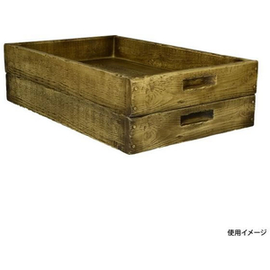 パックスタイル ヴィンテージBOX 3045 BR ブラウン 6個 FC296SH-00651027-イメージ2