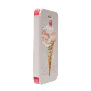 Happymori iPhone SE(第1世代)/5s/5用ケース Le Petit BonBo Flip アイスクリーム HM2460I5S-イメージ5