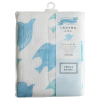 藤栄 しあわせ重ねふきん大判 青い鳥(40×30cm) KF009ｶﾔﾌｷﾝｵｵﾊﾞﾝｱｵｲﾄﾘ