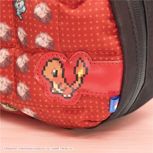 HORI キルティングミディアムポーチ for Nintendo Switch2 Pixel - 赤 -【Switch 2】 NSX217-イメージ7
