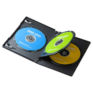 メディアを3枚収納できる一般的なセルDVDと同じ厚さ14mmのDVDトールケース。 ●一般的なセルDVDと同じ標準サイズ(厚さ14mm)の3枚収納DVDトールケースです。 ●100%バージンPP樹脂材