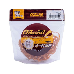 共和 輪ゴム オーバンド 透明袋 #415 アメ 50g FC870SZ-GNA-N-013-イメージ1