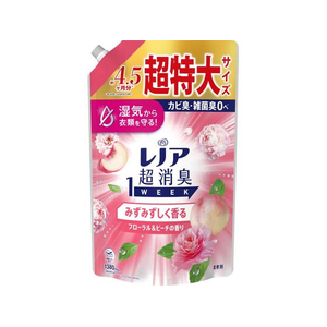 Ｐ＆Ｇ レノア超消臭1week フローラル&ピーチの香り 超特大 1380mL FC410TC-イメージ1