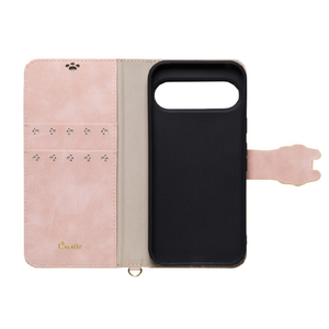 NATURAL design Google Pixel 10/10 Pro用手帳型ケース NewCocotte ピンクベージュ GP10-COT03-イメージ3