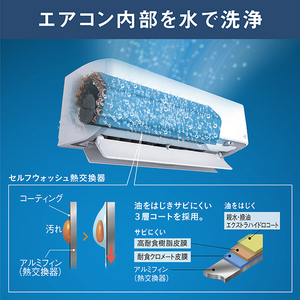 ダイキン 「標準工事+室外化粧カバー+取外し込み」 10畳向け 自動お掃除付き 冷暖房インバーターエアコン e angle select ATAシリーズ ATA　シリーズ ATA28ASE4-WS-イメージ13