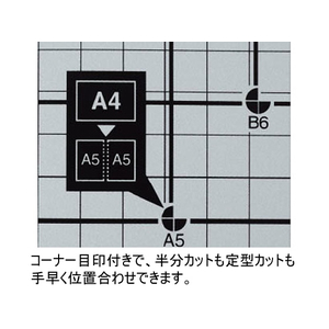 コクヨ ペーパーカッター押し切り式 10枚切 A4 F033541-DN-G103-イメージ9