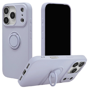 ラスタバナナ iPhone17 Pro用TPUリングケース スモーキーブルー 9037IP5BTPRSBL-イメージ1