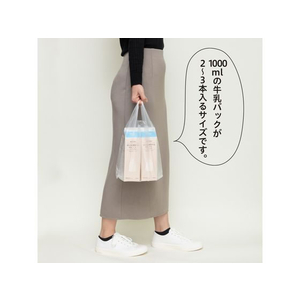 ケミカルジャパン 手提げポリ袋 M 100枚 FC371RK-SB-35-イメージ5