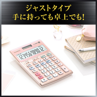 エディオンネットショップ カシオ Jswkpk 本格実務電卓 ピンク