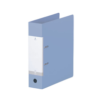 リヒトラブ D型リングファイル A4タテ 背幅74mm 水 FCG621U-G2280-14