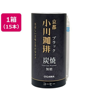 京都西京極 小川珈琲店 小川珈琲/京都 小川珈琲 炭焼珈琲 ブラック 無糖 195g 15本 FCJ739E