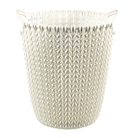藤栄 ダストボックス 7L Knit ホワイト ﾆﾂﾄﾀﾞｽﾄﾎﾞﾂｸｽ7Lﾎﾜｲﾄ