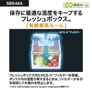 AQUA 【フレンチドア】475L 2ドア冷凍冷蔵庫 SIDE BY SIDE クリアマーブルホワイト AQR-SBS48A(W)-イメージ13