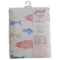 藤栄 しあわせ重ねふきん大判 さかな(40×30cm) KF011ｶﾔﾌｷﾝｵｵﾊﾞﾝｻｶﾅ