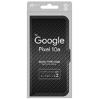 エアージェイ Google Pixel 10a用 手帳型ケース ブラック AC-PIX10A PB CB
