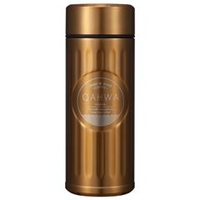シービージャパン ステンレスボトル(420ml) QAHWAコーヒーボトル ゴールド ｶﾌｱｺ-ﾋ-ﾎﾞﾄﾙｺﾞ-ﾙﾄﾞ