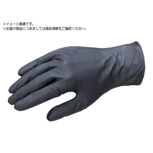 バリアローブ/ニトリルグローブIGAブラックパウダーフリーM 50枚入 FCA503R-5260992-イメージ1