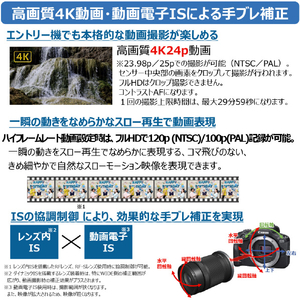 キヤノン デジタル一眼カメラ・ダブルズームキット EOS R100 EOSR100WZK-イメージ6