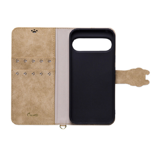 NATURAL design Google Pixel 10/10 Pro用手帳型ケース NewCocotte ベージュ GP10-COT05-イメージ3