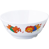 アヅミ産業 メラミン子供食器 みんなともだち。 汁椀 YMC-1 アイボリー FC957LB-1026690