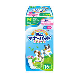第一衛材 マナーパッド Active Mサイズ 16枚入 P.one ﾏﾅ-ﾊﾟﾂﾄﾞACTIVEM-イメージ1