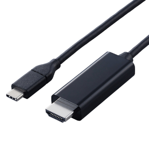 エレコム USB Type-C(TM) - HDMI(R)変換ケーブル(3.0m) ブラック CAC-CHDMI30BK2-イメージ1
