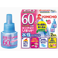 金鳥 水性キンチョウリキッド 60日 ローズの香り 取替液 2本入 FC584RA