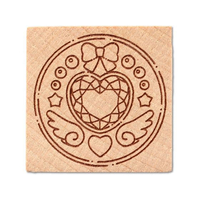 アーテック 木柄スタンプ30 魔法少女 変身コンパクト FCE575U-74771