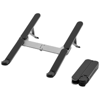 キングジム ノートパソコンスタンド 折畳式 ダークグレー NPS30-DG