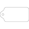 シモジマ 小物用提げ札 No23 白無地 綿糸付 1000枚 F819208-7102300