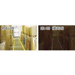 岩田製作所 ラインプロ(黄／蓄光) 1巻(30M) イエロー5030110N／50mm FC477HL-3913287-イメージ3