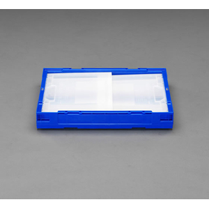 エスコ 650×440×329mm/75.0L 折畳コンテナ FCJ206H-EA506AH-33-イメージ2