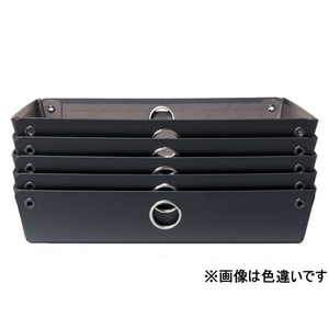 リヒトラブ スタッキングトレー 角2封筒対応 A4 茶 F952310-A-340-9-イメージ3