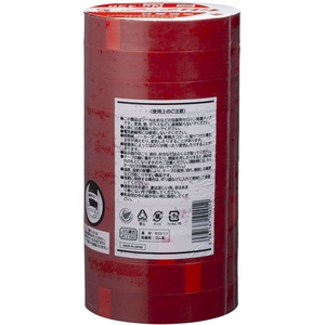 ニチバン セロテープ 着色 18mm×35m 赤10巻パック FC240NU-CT4301-18-イメージ3