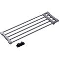 アイリスオーヤマ 伸縮棚アダプター付き 75～120cm グレー FCJ830V-H-J-NST75R