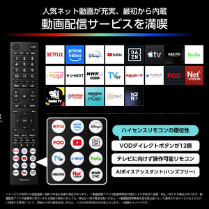 ハイセンス 75V型4K液晶テレビ e angle select RGB U98Sシリーズ RGB 75U98S-イメージ12