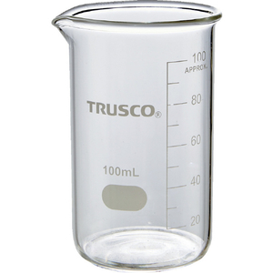 トラスコ トールビーカー １００ｍｌ TRUSCO トールビーカー GTB-100-イメージ1
