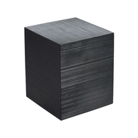 江部松商事 EBM/木製 千筋キューブ 黒 200×200×240mm FC986LD-1654900