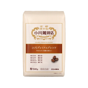 京都西京極 小川珈琲店 小川珈琲/小川珈琲店 小川プレミアムブレンド 粉 500g FCJ740E-イメージ1