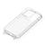 PGA iPhone 15 Pro用ショルダーストラップホール付クリアハイブリッドケース ラメ PG-23BPT08LM-イメージ1