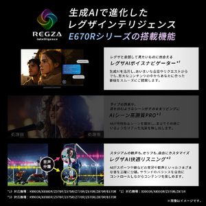 TVS REGZA 50V型4Kチューナー内蔵4K対応液晶テレビ 50E670R-イメージ4