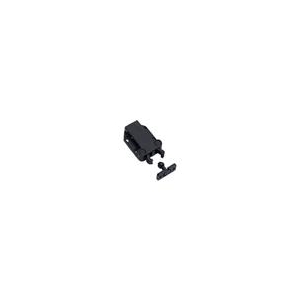 スガツネ工業 LAMP　プッシュラッチMC－37F型　ブラック（140－058－064） MC-37F-BK-イメージ1