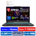 MSI ノートパソコン オリジナル Cyborg 15 A12V ブラック & スケルトン CYBORG15A12VF065JP