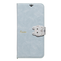 NATURAL design Google Pixel 10/10 Pro用手帳型ケース NewCocotte ブルーグレー GP10-COT09