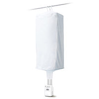 アイリスオーヤマ ふとん乾燥機 衣類乾燥袋M ホワイト FK-CDB-M