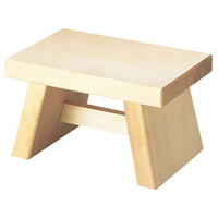 江部松商事 EBM/白木 風呂椅子 260×170×H155 11-347-15 FC301LJ-3480800