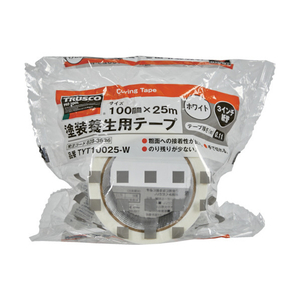 トラスコ 塗装養生用テープ　ホワイト　１００Ｘ２５ TRUSCO　塗装養生テープ TYT10025-W-イメージ2