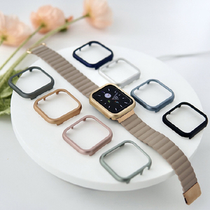 GAACAL Apple Watch Series 7-8 [45mm]用メタリックフレーム ネイビー W00114N6-イメージ2