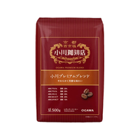 京都西京極 小川珈琲店 小川珈琲/小川珈琲店 小川プレミアムブレンド 豆 500g FCJ741E